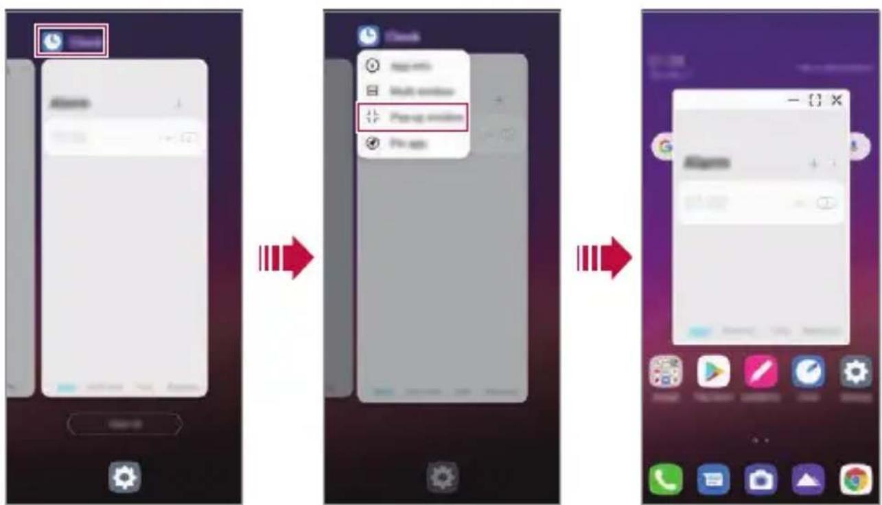 LG ThinQ G7 - Ferestre pop-up - 1