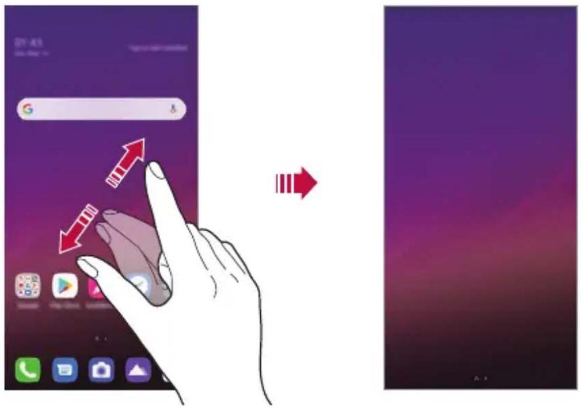 LG ThinQ G7 - Viewing the background theme - 1