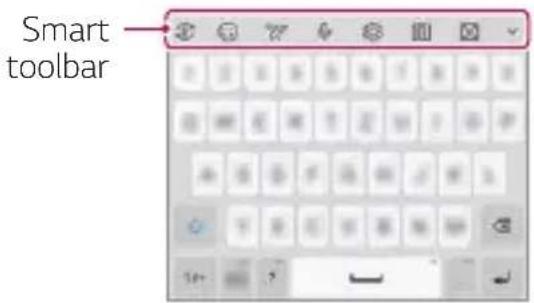 LG ThinQ G7 - Using the Smart toolbar - 1