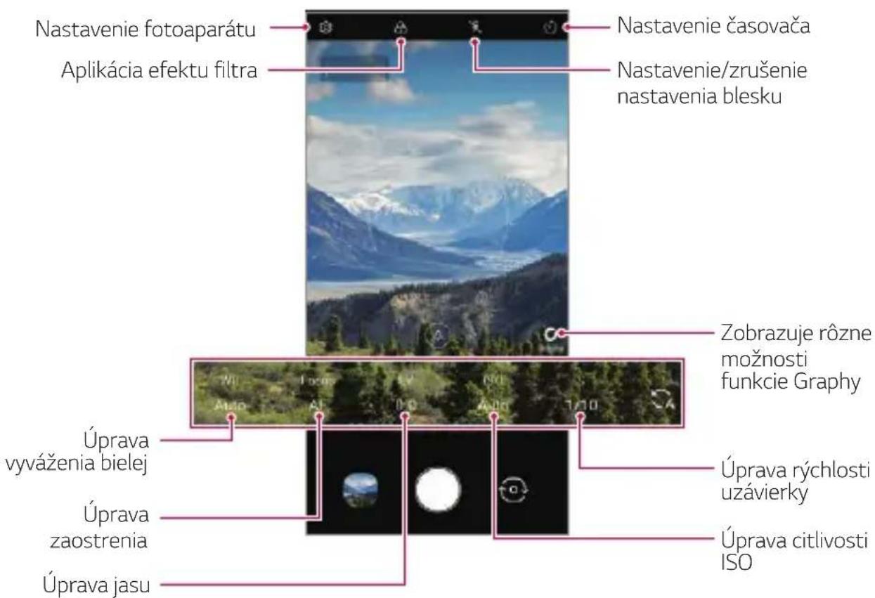 LG ThinQ G7 - Manuálny fotoaparát - 1