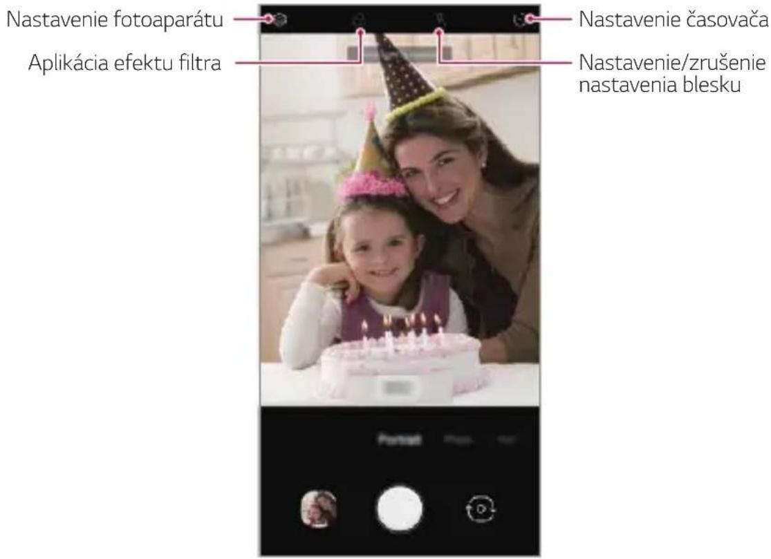 LG ThinQ G7 - Snímanie portrétov - 1