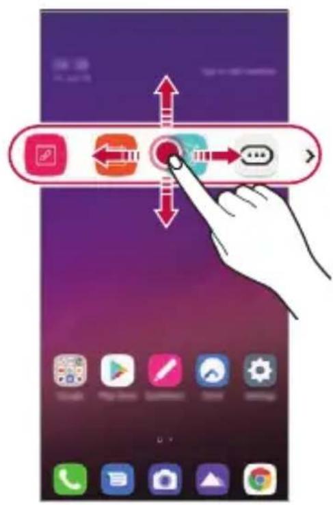 LG ThinQ G7 - Zmena polohy Floating Bar - 1