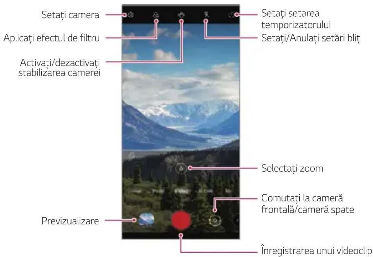 LG ThinQ G7 - Înregistrarea unui videoclip - 1