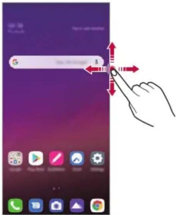 LG ThinQ G7 - Mutarea poziției Floating Bar-ului - 1