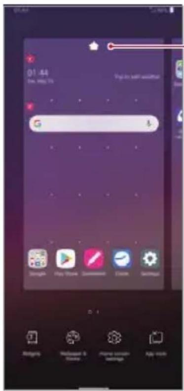 LG ThinQ G7 - Editing the Home screen - 1