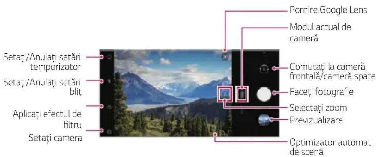LG ThinQ G7 - Atingeți pentru a realiza o fotografie. - 1