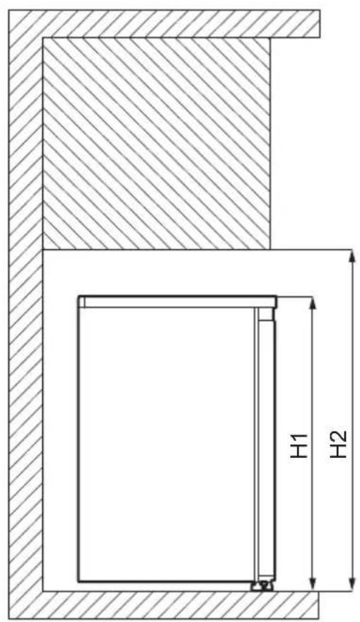 ELECTROLUX LYB1AE8W0 - Afmetingen - 1