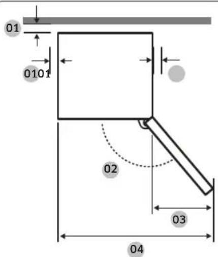 SAMSUNG RR39A746341 - Installatie - 1