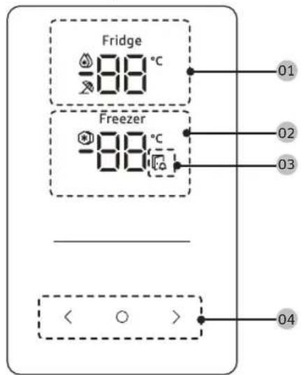 SAMSUNG RR39A746341 - Bedieningspaneel - 1