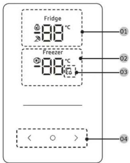 SAMSUNG RR39A746341 - Bedienfeld - 1