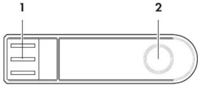 SMEG FAB10RCR5 - Panneau de commande - 1