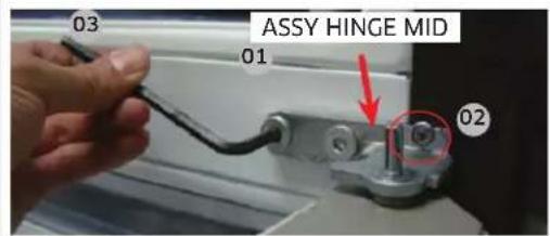SAMSUNG SRL456LS - Reversing the door - 5