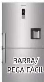 SAMSUNG SRL456LS - Remoção das pegas - 4