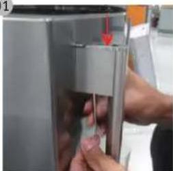 SAMSUNG SRL456LS - Odstranjevanje ročajev - 1