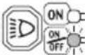HITACHI WH18DBDL2 - How to use the LED light - 3