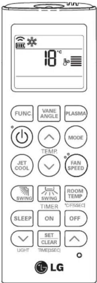 LG PQWRHQ0FDB - Temperature Setting/Room Temperature checking - 1