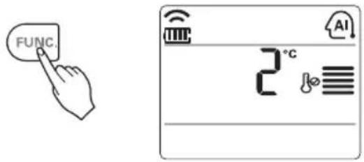LG PQWRHQ0FDB - Auto Changeover Mode - Setting the Mode Change Temperature - 1