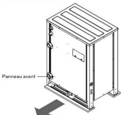 LG ARWN120LAS4 - Boîte de contrôle et position de connexion des cables - 1
