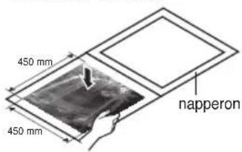 450 mm 450 mm napperon