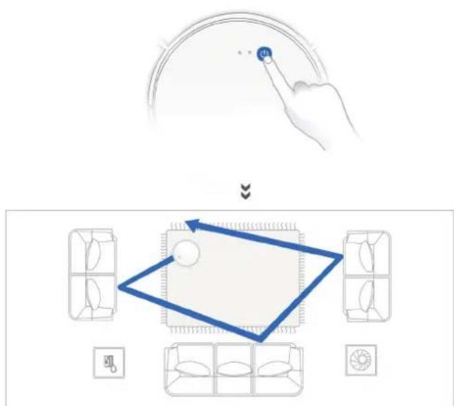 ECOVACS DEEBOT 661 - Modo de limpieza AUTO - 1