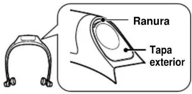 PANASONIC RP-BTGS10 - Abrir la tapa de la batería de los auriculares - 1