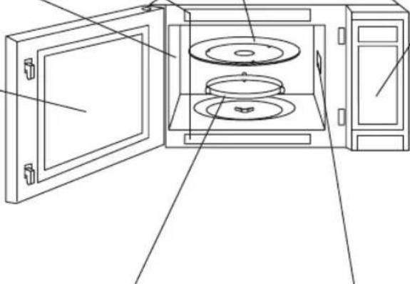 PANASONIC NN-SN968 - Oven Door: - 1
