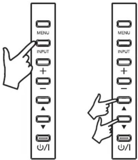 MENU INPUT + - +/I MENU INPUT + - +/I