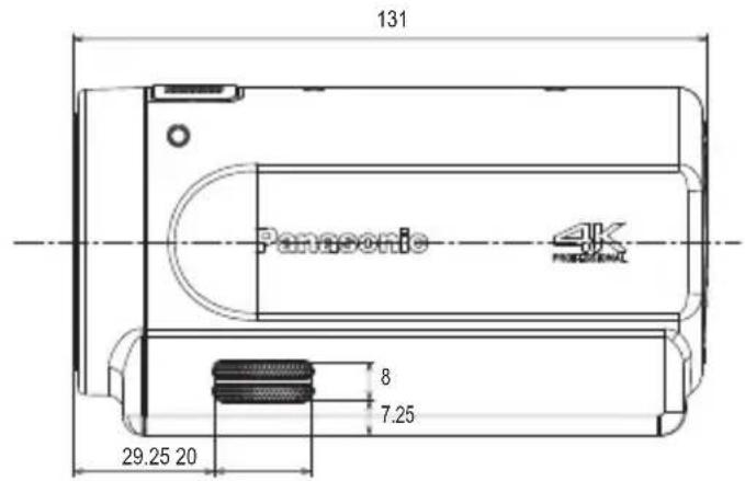 PANASONIC AG-UCK20G - Maßzeichnungen (Einheit: mm) - 4