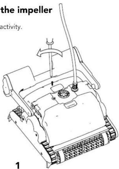 MAYTRONICS Dolphin M400 - Part 2 - Dismantling and cleaning the impeller - 2