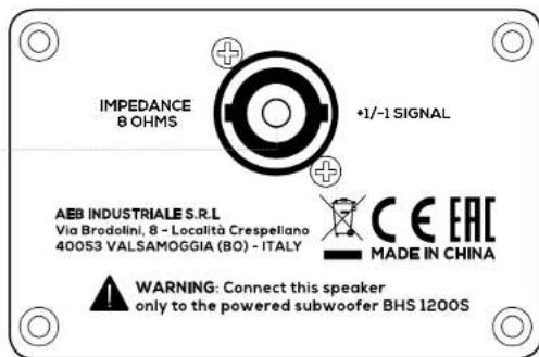ANT BHS 1800 - SATELLITE INPUT L/R - 2