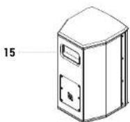 ANT BHS 1800 - REAR RECESSED HANDLES - SPEAKERS - 2