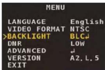 FLIR MPX C237BD - To configure BLC: - 1