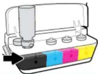 HP Deskjet GT 5810 - Pour remplir les réservoirs d'encre - 5