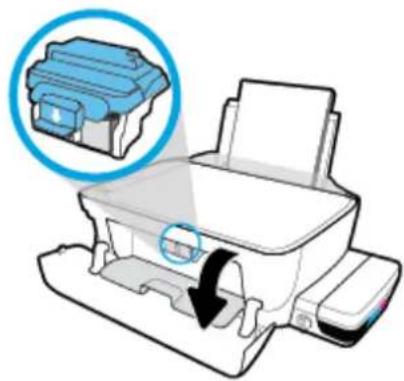 HP Deskjet GT 5810 - Pour vérifier si la tête d'impression est correctement installée - 4