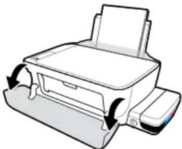 HP Deskjet GT 5810 - Pour éliminer un bourrage papier de la zone d'accès aux têtes d'impression - 2