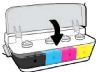 HP Deskjet GT 5810 - Pour remplir les réservoirs d'encre - 8