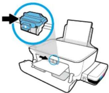 HP Deskjet GT 5810 - Pour éliminer un bourrage papier de la zone d'accès aux têtes d'impression - 3