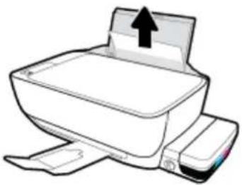 HP Deskjet GT 5810 - Pour éliminer un bourrage papier du bac d'entrée - 1
