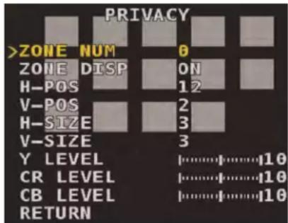 FLIR MPX C237EC - To configure privacy masks: - 1
