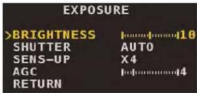FLIR MPX C237EC - To set brightness: - 1