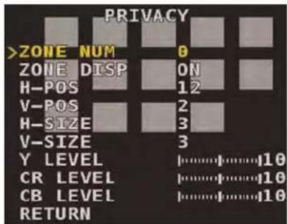 FLIR MPX C237EC - Para configurar máscaras de privacidad: - 1
