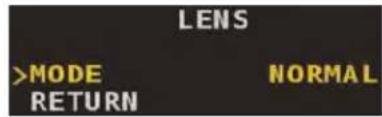 FLIR MPX C237BC - To configure the lens settings: - 2