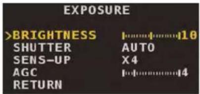 FLIR MPX C237BC - To set brightness: - 1