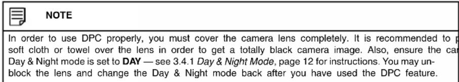 FLIR MPX C237BC - Dead Pixel Compensation (DPC) - 1