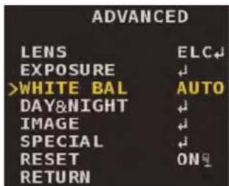 FLIR MPX C237BC - To configure white balance: - 1