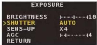 FLIR MPX C237BC - To set shutter speed: - 1