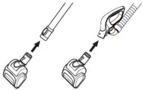 LG LuV250C - Using the Pet Hair Turbine Tool - 1