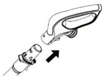 LG LuV250C - Attaching the Wand - 1