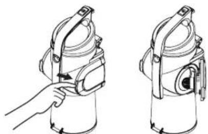 LG LuV250C - Para limpiar el tanque para polvo: - 2