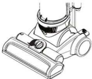 LG LuV250C - Adjusting the Vacuum Cleaner for Carpet Pile Height - 1